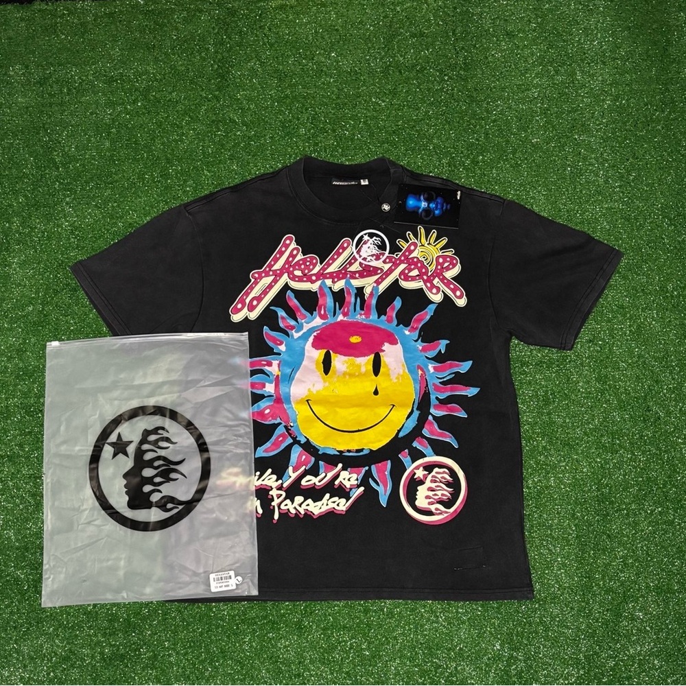 Vibrant Black Graphic Tee